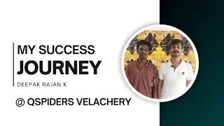 Congratulations, Mr. DEEPAK RAJAN K  for getting placed as a Software Developer