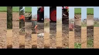 Kubota M4062 und IHC 533 Sommergerste s&auml;en