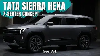 Эволюция легенды: концептуальный дизайн 7-местного внедорожника Tata Sierra Hexa | SRK Designs
