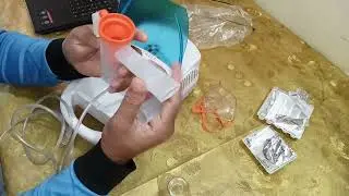 How to setup nebulizer machine.       #learninghome #nebulizer #asthma a
