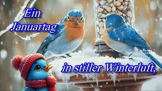 Liebe Grüße für einen schönen Tag im Januar und das ganze Jahr 💖 Grüße für dich und zum Teilen ⛄