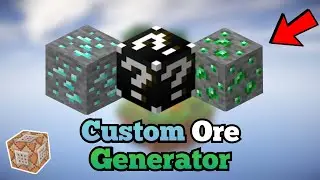 How to Make a Custom Ore Generator in Minecraft | Command Block Tutorial