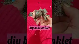 Diy boho anklet #youtubeshorts #diy #diycrafts #reels #trending #shorts