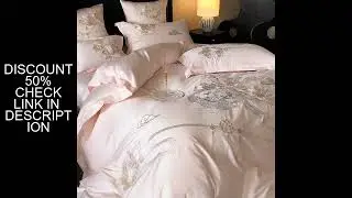 Pink Chinese Style Flowers Bird Embroidery Luxury Bedding Set 1000TC Egyptian Cotton Duvet Cover Bed
