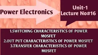 Switching characteristics of POWER MOSFET