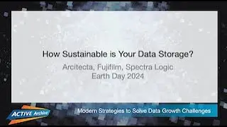 AAA Webinar: How Sustainable is Your Data Storage