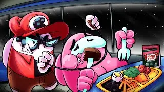 A MURDER IN THE CAFETERIA?! | IN LOVE WITH SPEEDY! (Among Us x Town of Salem)