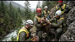 Bear Cubs Rescued 🐻❤️ | Heart Touching Wildlife Rescue Caught on Camera
