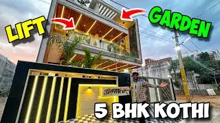 Inside Tour of 30x70 Ultra Luxury 5 BHK Kothi With Lift , Jacuzzi & Bar | House For Sale Jaipur