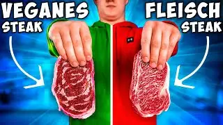 VEGAN STEAK vs MEAT STEAK by VANZAI