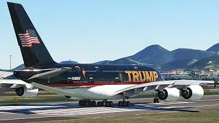 INSANE Vertical Takeoff! A380 Jet Pulls on Short Runways St Maarten Airport
