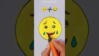 Emoji mix ideas 🥺➕😂=!?#shorts  @drawingalways