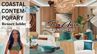 Coastal Contemporary Resort Lobby Design and Showcase
