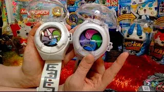North American + Japan Yo-kai Watch Medals & Watch Comparison