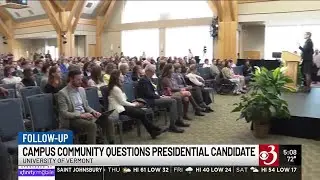 UVM campus community members meet with presidential candidate