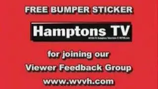 Hamptons TV Bumper Sticker