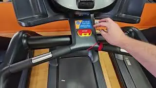 Precor Quickstart button not responding & making running mat turn, Red safety pull cord was to tight