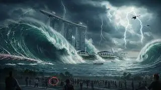 COLOSSAL TSUNAMI Strikes Singapore: Last Moments Before the City Is Swallowed (AI Cinematic) 