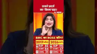 ठाकरे ब्रदर्स का 'किला'ढहा! | Shorts | BMC Elections 2026 Result। Mumbai | BMC Exit Poll