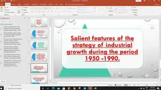 (Part 50) Salient #Features of the Strategy of Industrial growth During The Period #(1950-1990)