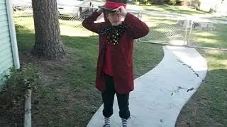 DIY Mad Hatter Coat from a Sheet!!