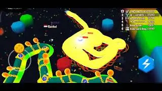 Snake rivals Gameplay new snake unlocked From zero to king, Straw Hat went bad.