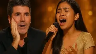 Simon Cowell Cries After Filipino Girl Sings Song for Her Mom in Heaven 💔✨