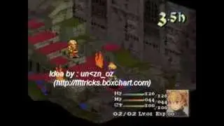 FFT solo LV 1 Ramza VS Wiegraf&Velius