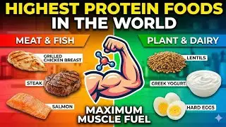 Highest Protein Foods In The World | Comparison Video