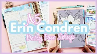 *** 2022 *** New Erin Condren A5 Daily Duo || Planner Set Up