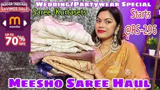 Meesho Saree Haul || Affordable & Best Quality 👌 #meesho #meeshohaul