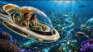 Inside a $100 Billion Underwater City Factory Glass Domes & Magma Power 🌊🏭