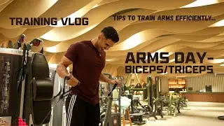 ARMS TRAINING VLOG//TRAINING MISTAKES//TIPS//BICEPS-TRICEPS WORKOUT