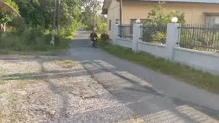 Tim's Mini Chopper cruising at Jitra,Malaysia.29Jan2021