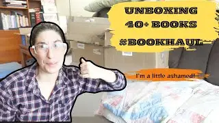 MEGA BOOK HAUL - 40+ BOOKS  #booktube #unboxing #indieauthors
