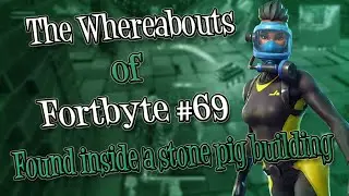 Fortnite - Fortbyte #69 : Found inside a stone pig building (Location Guide)