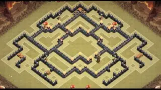 Clash of Clans - TH9 War Base Southern Teaser!