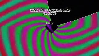 Will the bouncing ball escape 500000 rings? #asmr #adhd #satisfying #ball #bounce #bouncingball