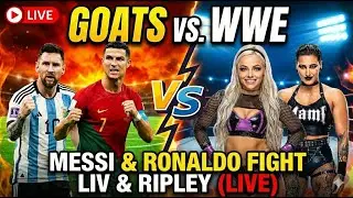 Messi & Ronaldo vs. Liv & Rhea: LIVE FIGHT!