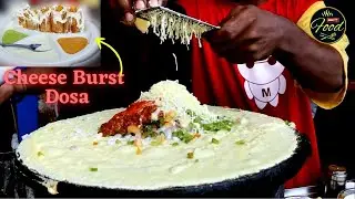 Cheese Burst Dosa- Best Place for Cheese Lovers | Indian Street food | Raipur Street Food