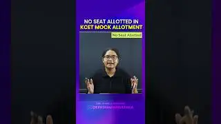 No Seat Allotted in KCET Mock Allotment What's Next? #shorts #kcet #kcet2024 #kcetcounselling