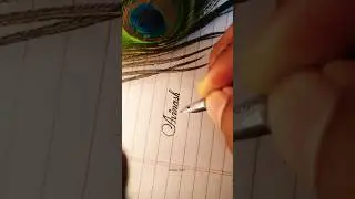 English Handwriting | Avinas #shorts #youtubeshorts #viral #calligraphy
