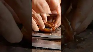 Date Cutting ASMR | Sticky & Soft Fruit Sounds | No Talking | Veo 3 4K Relaxing Video #asmr #ai