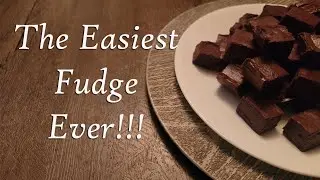 NO FAIL Chocolate Fudge ~ So Easy, Only 3 Ingredients