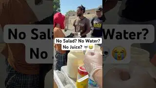 I&rsquo;m Feeding Her for FREE & She Said&hellip; No Salad? No Water? No Juice? 😭💀#homeless #viralshorts