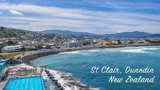Stunning St. Clair, Dunedin - Aerial View by Drone
