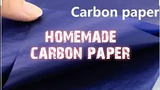 Homemade carbon paper /-how to make carbon paper at home 😱 100%working
