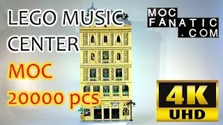 LEGO Music Center Custom Modular Building MOC 20000 pcs 4K UHD