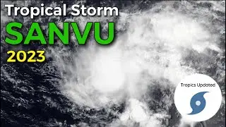 The track of Tropical Storm Sanvu (2023)