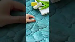 Upgrade your sleep game with this cozy mattress cover #mattress #comfybed